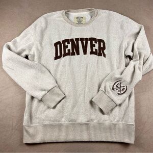 Denver Crewneck Sweater in Light Gray